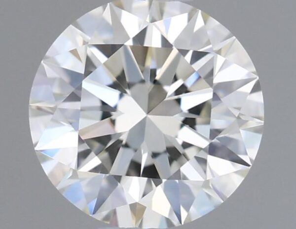 0.56 Carat, Natural White, Round Diamond ~ J Colour, VVS1 Clarity