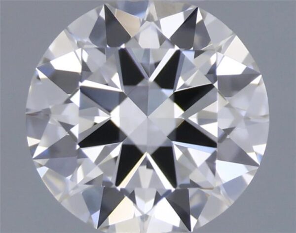 0.5 Carat, Natural White, Round Diamond ~ G Colour, VVS2 Clarity