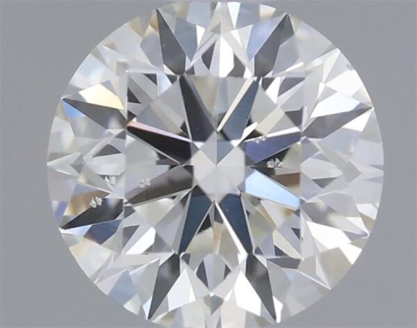 0.51 Carat, Natural White, Round Diamond ~ H Colour, SI1 Clarity