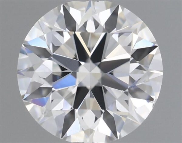 0.7 Carat, Natural White, Round Diamond ~ F Colour, SI1 Clarity