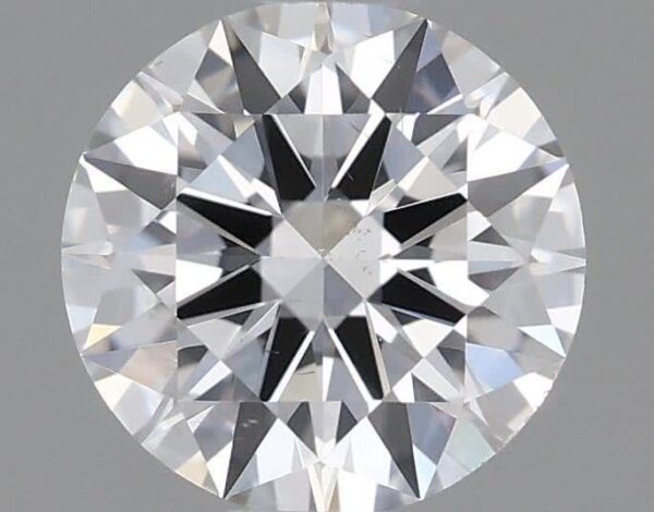 0.7 Carat, Natural White, Round Diamond ~ F Colour, SI1 Clarity