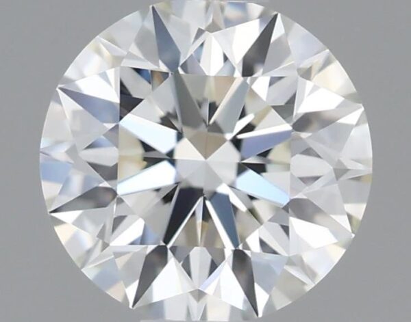 0.59 Carat, Natural White, Round Diamond ~ J Colour, VVS1 Clarity