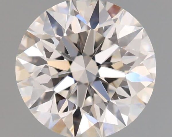 0.7 Carat, Natural White, Round Diamond ~ G Colour, VVS1 Clarity