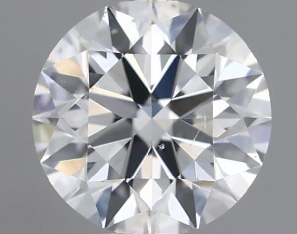 0.53 Carat, Natural White, Round Diamond ~ H Colour, SI1 Clarity