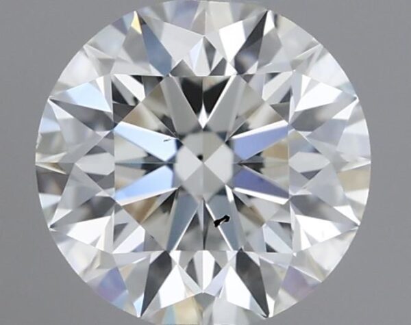 0.5 Carat, Natural White, Round Diamond ~ H Colour, SI1 Clarity