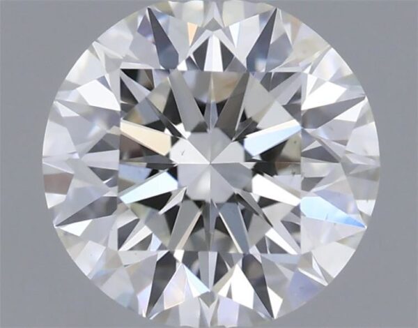 0.7 Carat, Natural White, Round Diamond ~ H Colour, SI1 Clarity