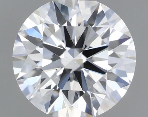 0.55 Carat, Natural White, Round Diamond ~ H Colour, SI1 Clarity