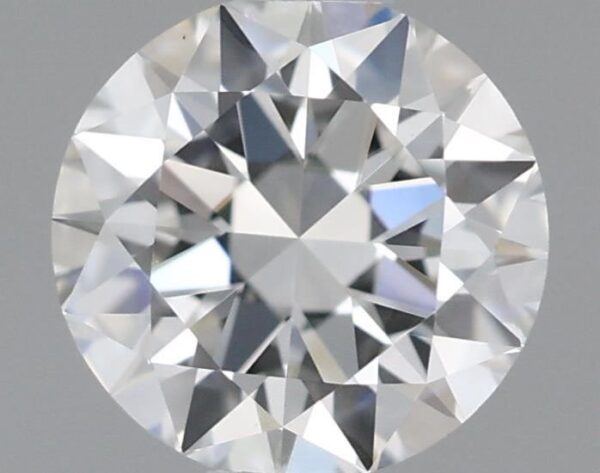 0.5 Carat, Natural White, Round Diamond ~ H Colour, VS1 Clarity