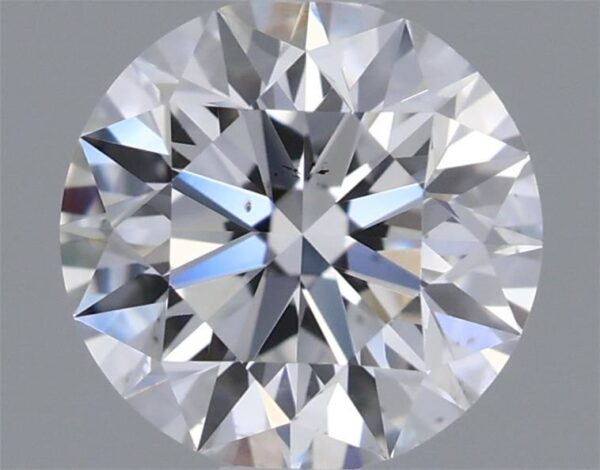 0.71 Carat, Natural White, Round Diamond ~ D Colour, VS2 Clarity