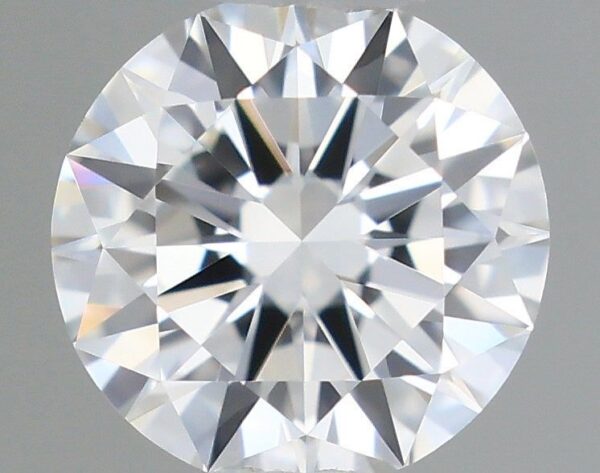 0.5 Carat, Natural White, Round Diamond ~ F Colour, VVS1 Clarity