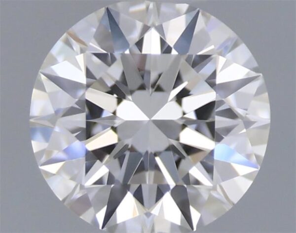 0.5 Carat, Natural White, Round Diamond ~ F Colour, VVS1 Clarity