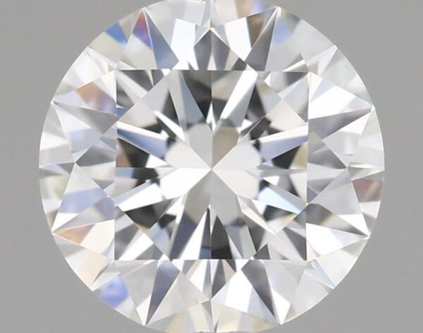 0.7 Carat, Natural White, Round Diamond ~ H Colour, VVS1 Clarity