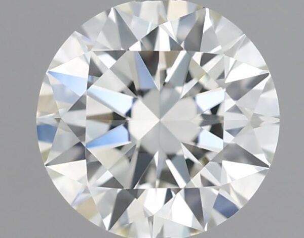 0.7 Carat, Natural White, Round Diamond ~ J Colour, VVS2 Clarity