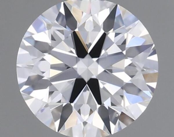 0.54 Carat, Natural White, Round Diamond ~ F Colour, VVS2 Clarity