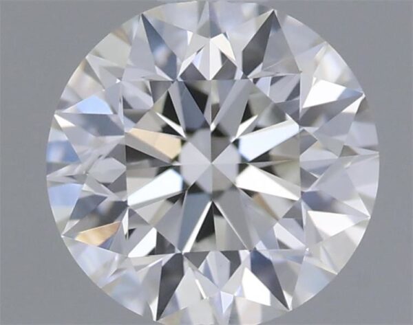 0.52 Carat, Natural White, Round Diamond ~ G Colour, VVS2 Clarity