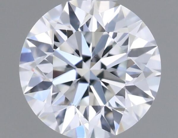 0.51 Carat, Natural White, Round Diamond ~ E Colour, VVS2 Clarity