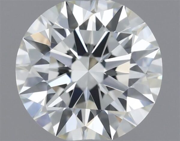 0.56 Carat, Natural White, Round Diamond ~ J Colour, VVS2 Clarity