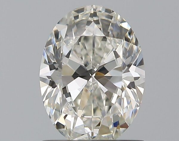 0.9 Carat, Natural White, Oval Diamond ~ H Colour, VS1 Clarity