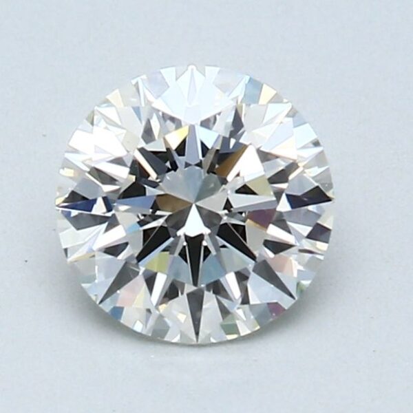 1.01 Carat, Natural White, Round Diamond ~ I Colour, VVS2 Clarity