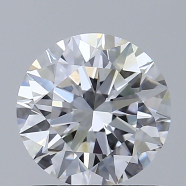 0.9 Carat, Natural White, Round Diamond ~ E Colour, VS1 Clarity