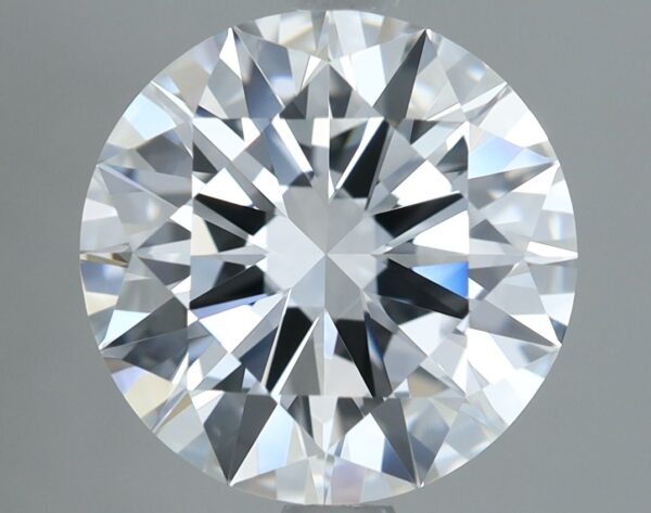 3.01 Carat, Natural White, Round Diamond ~ D Colour, IF Clarity