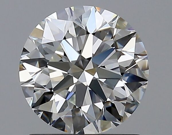 1.3 Carat, Natural White, Round Diamond ~ I Colour, VVS2 Clarity