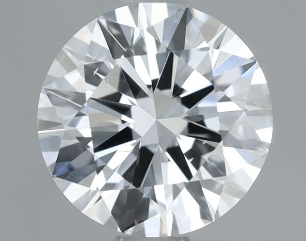 1 Carat, Natural White, Round Diamond ~ F Colour, VS2 Clarity