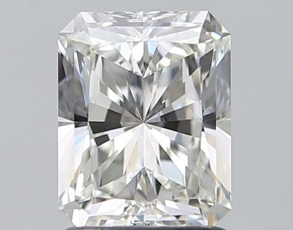 1.5 Carat, Natural White, Radiant Diamond ~ H Colour, VVS2 Clarity