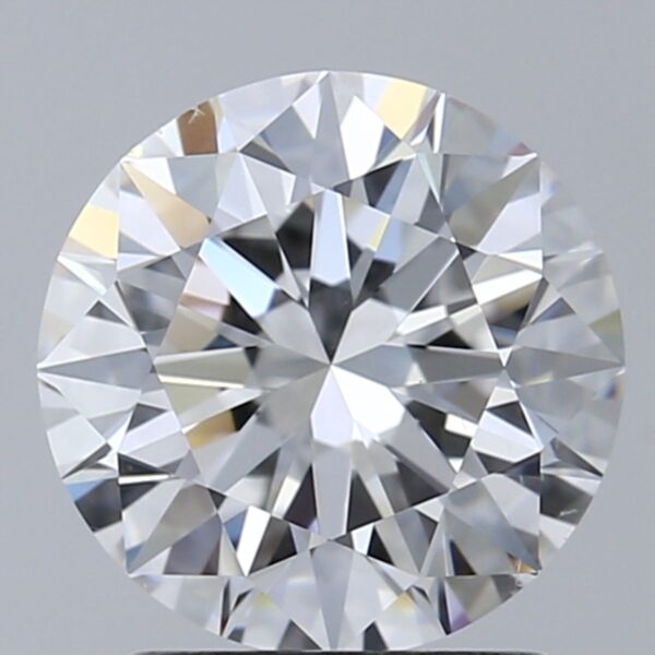 1.7 Carat, Natural White, Round Diamond ~ E Colour, VS2 Clarity