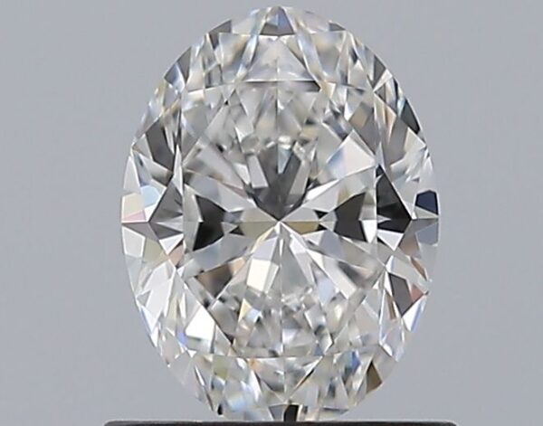 0.8 Carat, Natural White, Oval Diamond ~ E Colour, VVS1 Clarity