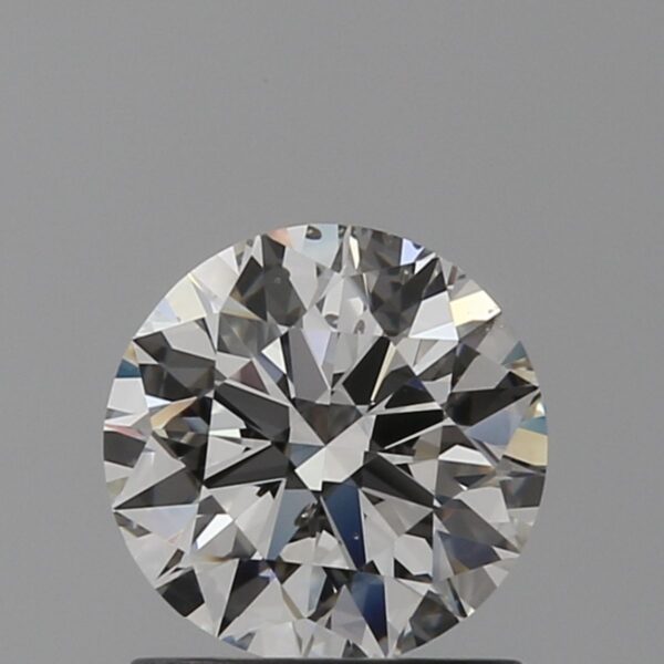 0.89 Carat, Natural White, Round Diamond ~ H Colour, SI1 Clarity