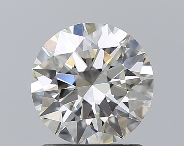 1.27 Carat, Natural White, Round Diamond ~ I Colour, VS1 Clarity