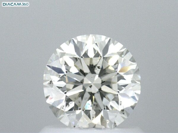 0.95 Carat, Natural White, Round Diamond ~ J Colour, SI1 Clarity