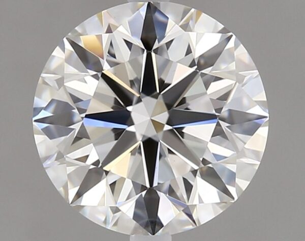 1.72 Carat, Natural White, Round Diamond ~ G Colour, VVS2 Clarity