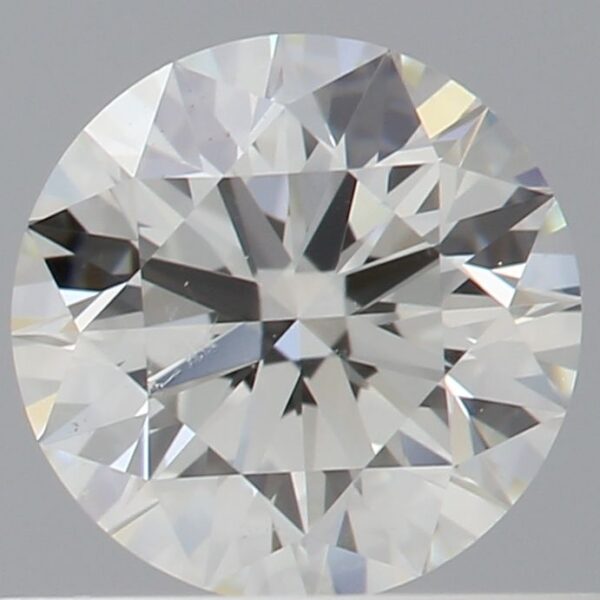 0.63 Carat, Natural White, Round Diamond ~ J Colour, VVS1 Clarity