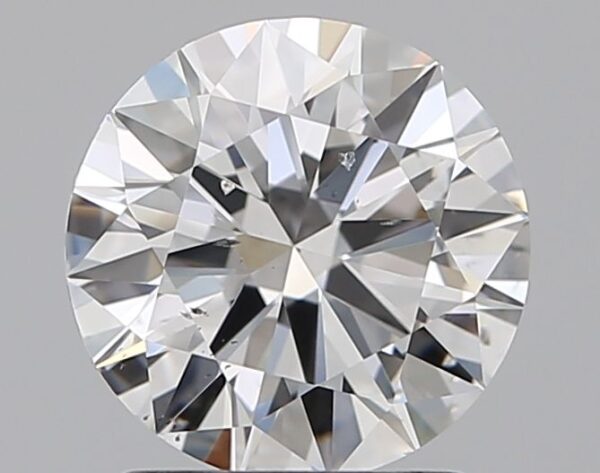 1.5 Carat, Natural White, Round Diamond ~ E Colour, SI1 Clarity