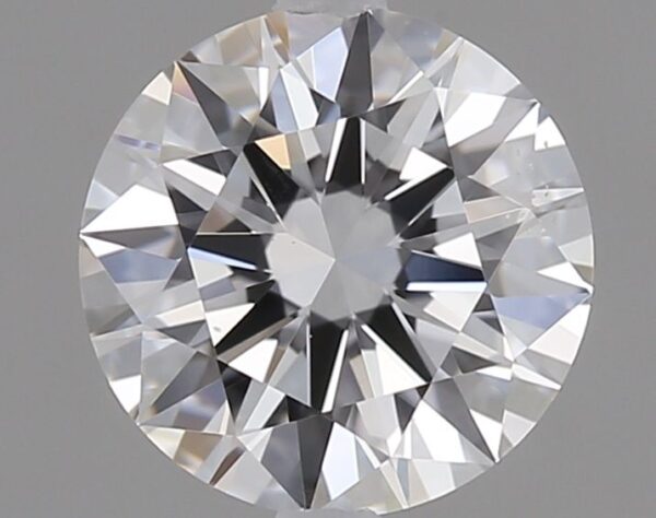 0.73 Carat, Natural White, Round Diamond ~ D Colour, SI1 Clarity