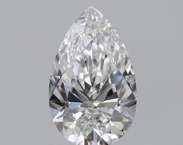 1.06 Carat, Natural White, Pear Diamond ~ E Colour, VS1 Clarity