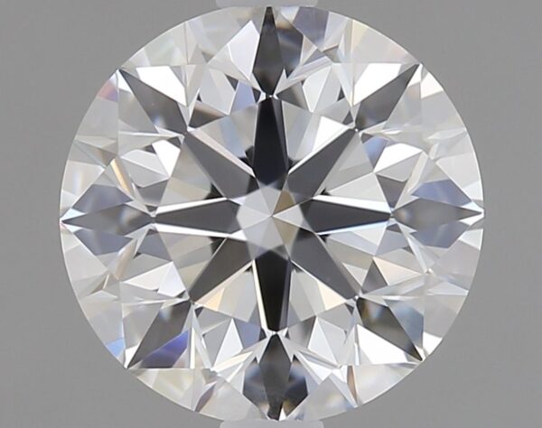 1.11 Carat, Natural White, Round Diamond ~ F Colour, VVS2 Clarity