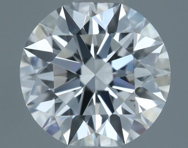 0.7 Carat, Natural White, Round Diamond ~ E Colour, VVS1 Clarity