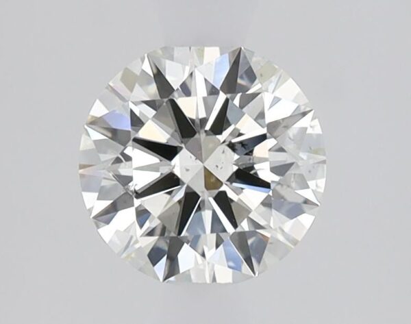 0.9 Carat, Natural White, Round Diamond ~ J Colour, SI1 Clarity