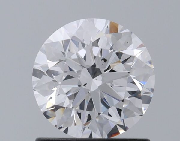 1 Carat, Natural White, Round Diamond ~ D Colour, SI1 Clarity