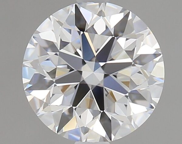 0.77 Carat, Natural White, Round Diamond ~ E Colour, VVS1 Clarity