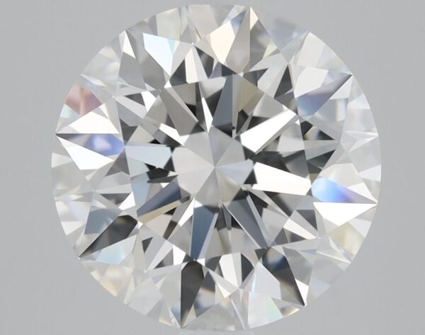 2.04 Carat, Natural White, Round Diamond ~ D Colour, VVS2 Clarity