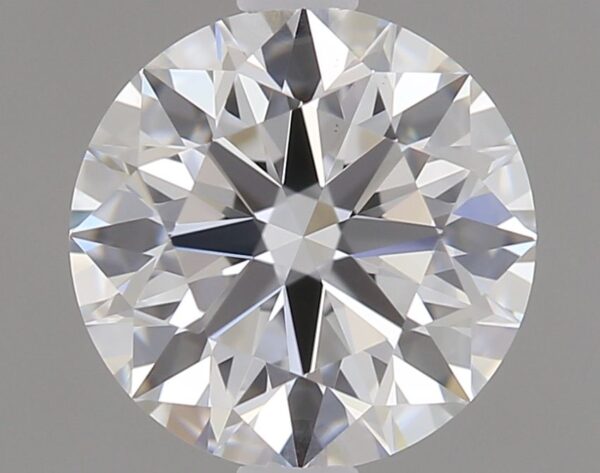 0.76 Carat, Natural White, Round Diamond ~ E Colour, VS1 Clarity