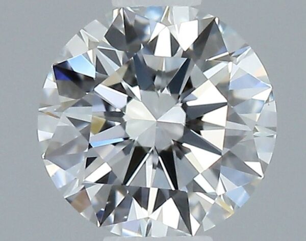 0.5 Carat, Natural White, Round Diamond ~ E Colour, VS1 Clarity