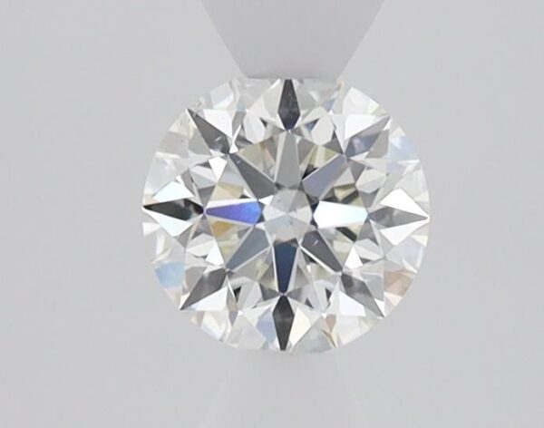 0.53 Carat, Natural White, Round Diamond ~ J Colour, VS2 Clarity