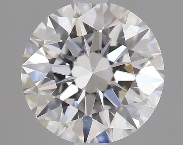 0.58 Carat, Natural White, Round Diamond ~ F Colour, VS1 Clarity