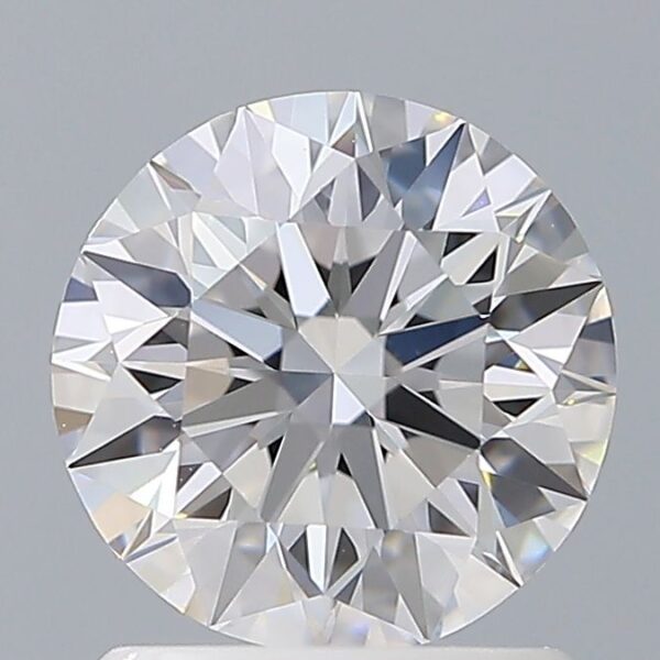 1.23 Carat, Natural White, Round Diamond ~ D Colour, VVS1 Clarity