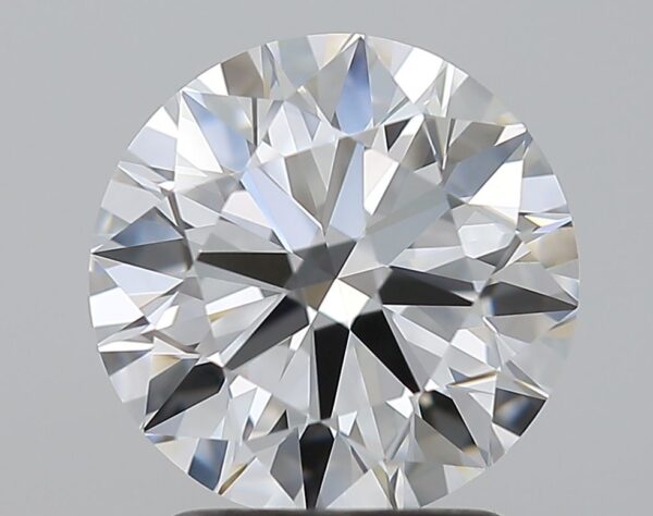 2.12 Carat, Natural White, Round Diamond ~ E Colour, VS1 Clarity